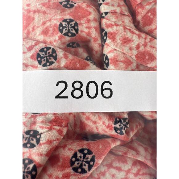 EyeShadow Size L Geometric Lace Cold Shoulder Dress Pink Short Sleeve Lined - Picture 10 of 10